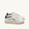 BASKETS MEDALIST LOW EN CUIR BLANC ET SPACE