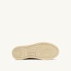 BASKETS MEDALIST LOW IN SUEDE EN CUIR BLANC ET DELLA ROBBIA BLUE