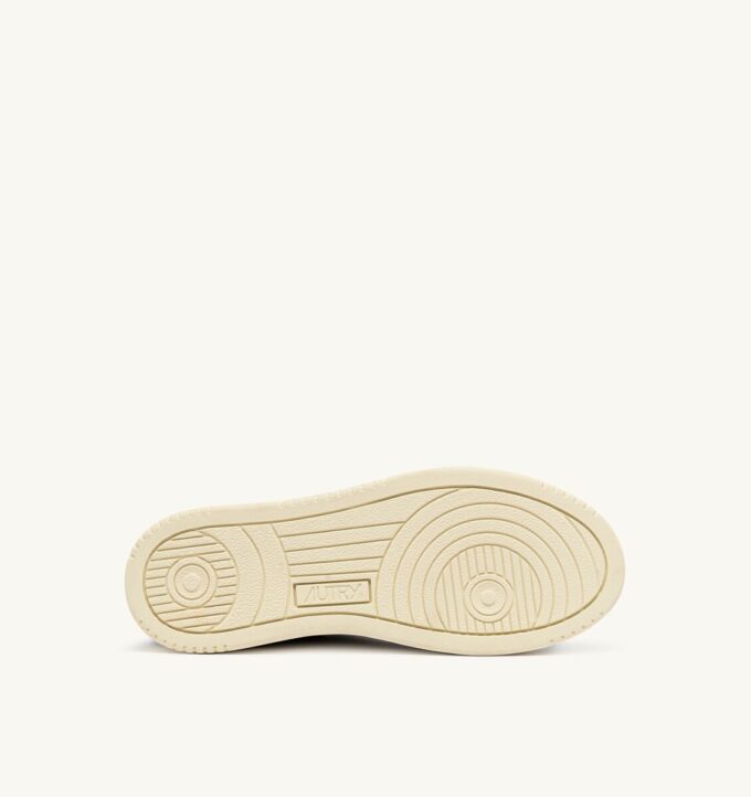 BASKETS MEDALIST LOW TRICOLOR EN DAIM PATRIDGE ET MAUVE