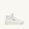 BASKETS MEDALIST MID EN NAPPA BLANC SUPER SOFT