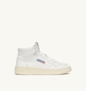 BASKETS MEDALIST MID EN NAPPA BLANC SUPER SOFT