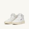 BASKETS MEDALIST MID EN NAPPA BLANC SUPER SOFT