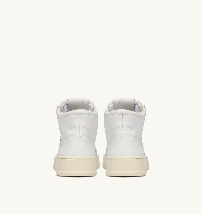 BASKETS MEDALIST MID EN NAPPA BLANC SUPER SOFT