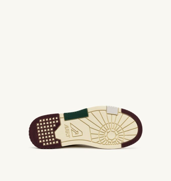 CLC LOW SNEAKERS IN IVORY WHITE AND BURGUNDY SUEDE AND LEATHER CLC LOW SNEAKERS IN IVORY WHITE AND BURGUNDY SUEDE AND LEATHER