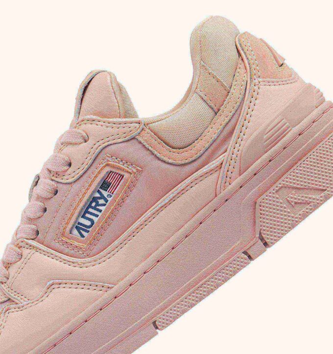 CLC LOW SNEAKERS IN PEACH WHIP LEATHER CLC LOW SNEAKERS IN PEACH WHIP LEATHER