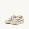 CLC LOW SNEAKERS IN PLATINUM LEATHER AND SUEDE