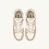 CLC LOW SNEAKERS IN PLATINUM LEATHER AND SUEDE