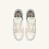CLC LOW SNEAKERS IN SILVER-TONE LEATHER