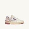 CLC LOW SNEAKERS IN WHISPER WHITE ASH ROSE AND SILVER LEATHER CLC LOW SNEAKERS IN WHISPER WHITE ASH ROSE AND SILVER LEATHER