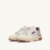 CLC LOW SNEAKERS IN WHISPER WHITE ASH ROSE AND SILVER LEATHER CLC LOW SNEAKERS IN WHISPER WHITE ASH ROSE AND SILVER LEATHER
