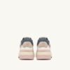 CLC LOW SNEAKERS IN WHITE AND PEACH WHIP LEATHER SUEDE CLC LOW SNEAKERS IN WHITE AND PEACH WHIP LEATHER SUEDE