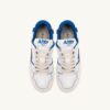 CLC LOW SNEAKERS IN WHITE LEATHER AND PRINCESS BLUE SUEDE