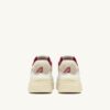 CLC LOW SNEAKERS IN WHITE LEATHER AND SAND SUEDE