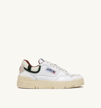 CLC LOW SNEAKERS IN WHITE SEQUOIA AND MOUNTAIN LEATHER