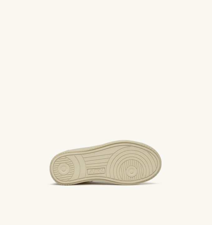 DALLAS KIDS KIDS LOW SNEAKERS IN LEATHER COLOR MARSHMALLOW AND BROWN SUGAR DALLAS KIDS KIDS LOW SNEAKERS IN LEATHER COLOR MARSHMALLOW AND BROWN SUGAR