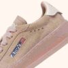 DALLAS KIDS LOW SNEAKERS IN POWDER PINK SUEDE