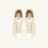 DALLAS LOW SNEAKERS IN MARSHMALLOW AND BUTTERCUP LEATHER