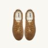 DALLAS LOW SNEAKERS IN MARSHMALLOW AND CIGAR SUEDE