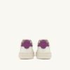 DALLAS LOW SNEAKERS IN MARSHMALLOW AND HYACINTH VIOLET LEATHER
