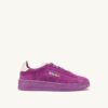 DALLAS LOW SNEAKERS IN MARSHMALLOW AND HYACINTH VIOLET SUEDE