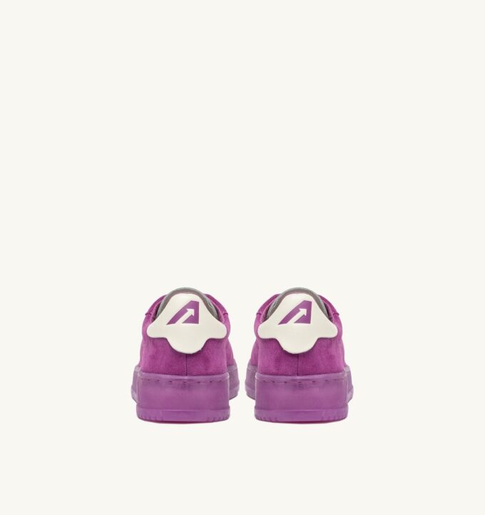 DALLAS LOW SNEAKERS IN MARSHMALLOW AND HYACINTH VIOLET SUEDE