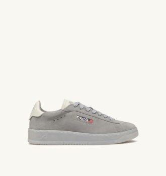 DALLAS LOW SNEAKERS IN MARSHMALLOW AND IRIS SUEDE