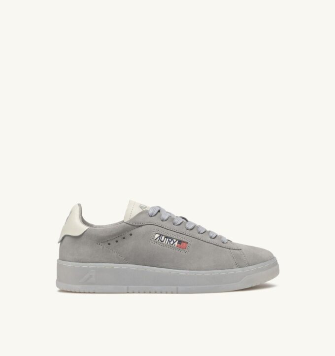 DALLAS LOW SNEAKERS IN MARSHMALLOW AND IRIS SUEDE