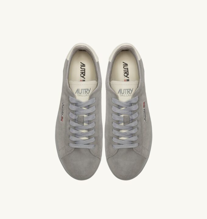 DALLAS LOW SNEAKERS IN MARSHMALLOW AND IRIS SUEDE