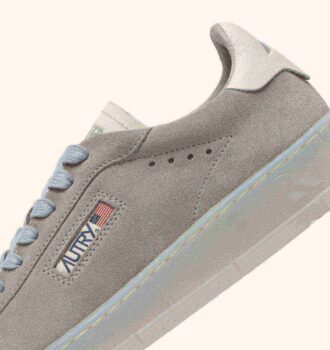 DALLAS LOW SNEAKERS IN MARSHMALLOW AND IRIS SUEDE