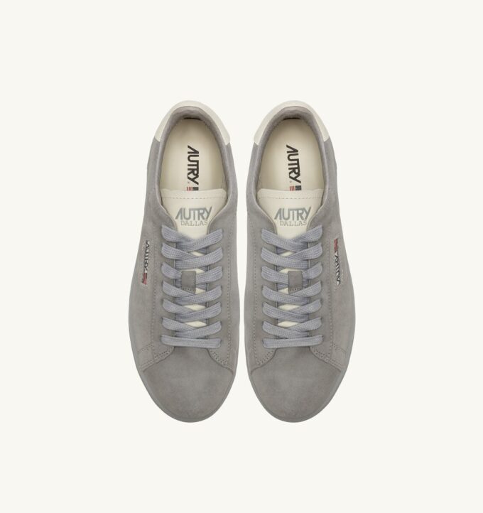 DALLAS LOW SNEAKERS IN MARSHMALLOW AND IRIS SUEDE