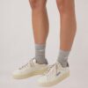 DALLAS LOW SNEAKERS IN MARSHMALLOW AND TEMPEST LEATHER
