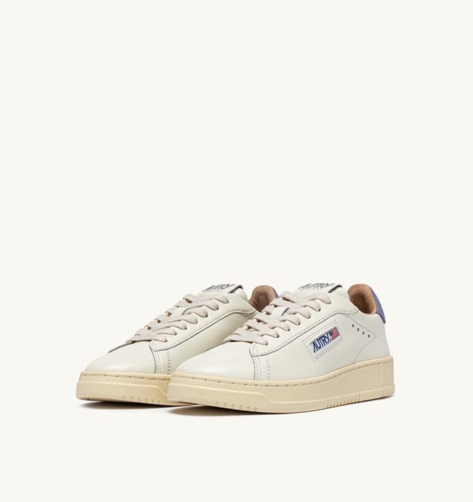 DALLAS LOW SNEAKERS IN MARSHMALLOW AND TEMPEST LEATHER