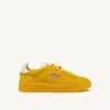 DALLAS LOW SNEAKERS IN MARSHMALLOW AND YELLOW SUEDE