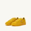 DALLAS LOW SNEAKERS IN MARSHMALLOW AND YELLOW SUEDE