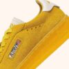 DALLAS LOW SNEAKERS IN MARSHMALLOW AND YELLOW SUEDE