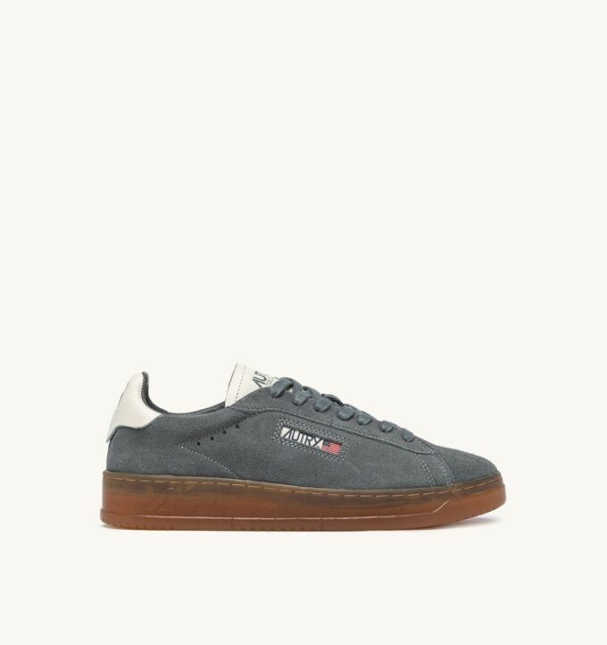 DALLAS LOW SNEAKERS IN SUEDE COLOR ASH AND MARSHMALLOW