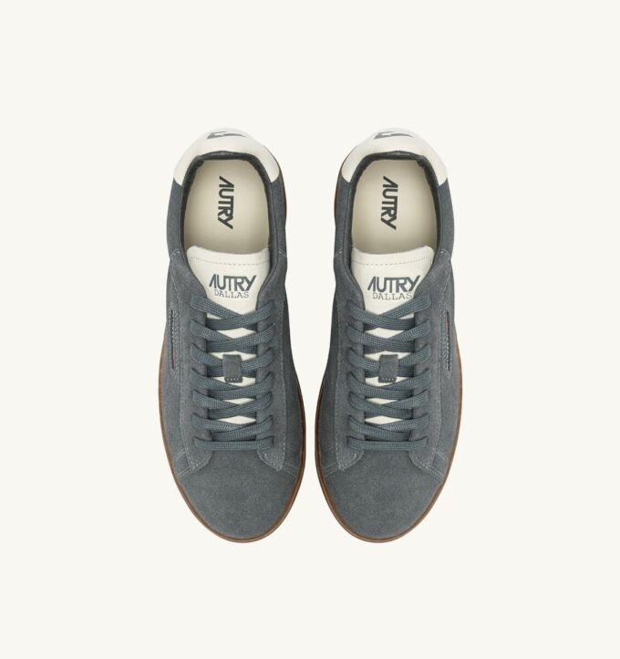 DALLAS LOW SNEAKERS IN SUEDE COLOR ASH AND MARSHMALLOW