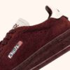DALLAS LOW SNEAKERS IN SUEDE COLOR MARSHMALLOW AND CHIANTI DALLAS LOW SNEAKERS IN SUEDE COLOR MARSHMALLOW AND CHIANTI