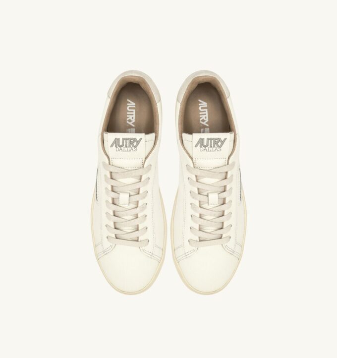 DALLAS LOW SNEAKERS IN WHITE LEATHER