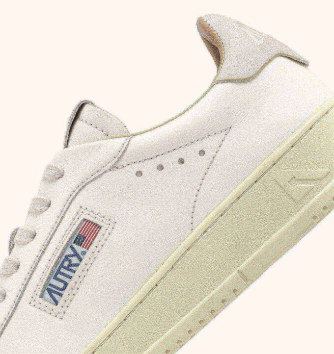 DALLAS LOW SNEAKERS IN WHITE LEATHER
