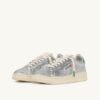 DALLAS LOW ‘SPARKLING’ SNEAKERS IN SILVER AND GREEN SEQUINS