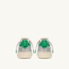 DALLAS LOW ‘SPARKLING’ SNEAKERS IN SILVER AND GREEN SEQUINS