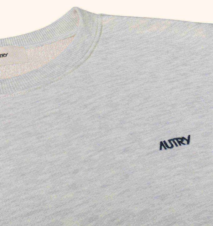 EMBROIDERED AUTRY LOGO CREWNECK SWEATSHIRT MAN EMBROIDERED AUTRY LOGO CREWNECK SWEATSHIRT MAN