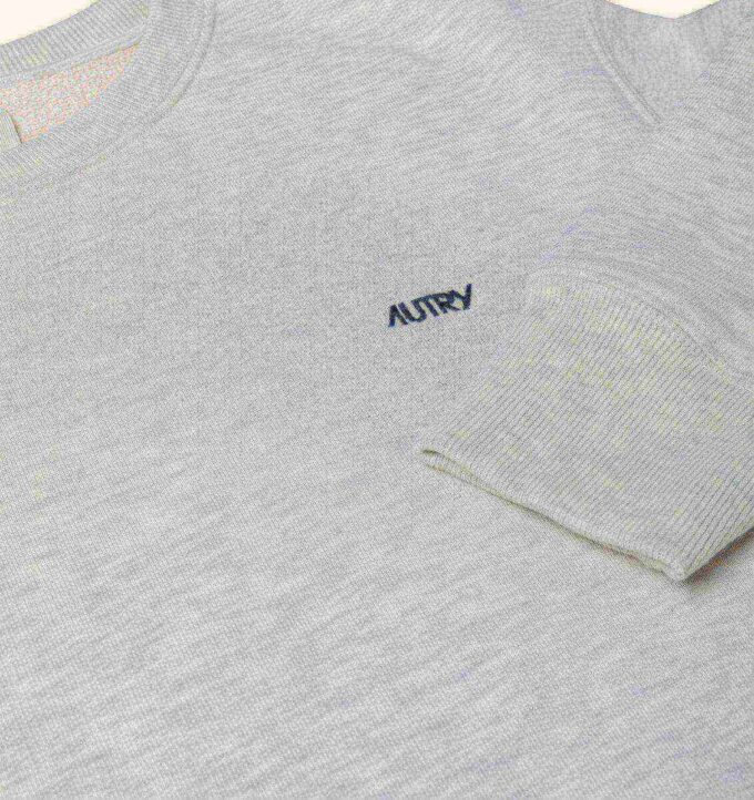 EMBROIDERED AUTRY LOGO CREWNECK SWEATSHIRT MAN EMBROIDERED AUTRY LOGO CREWNECK SWEATSHIRT MAN
