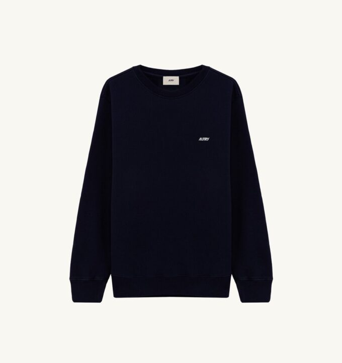 EMBROIDERED AUTRY LOGO CREWNECK SWEATSHIRT WOMAN