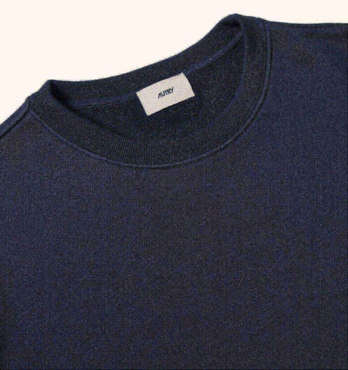 EMBROIDERED AUTRY LOGO CREWNECK SWEATSHIRT WOMAN