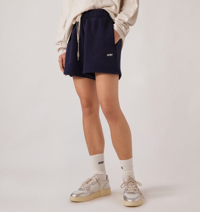 EMBROIDERED AUTRY LOGO SHORT WOMAN