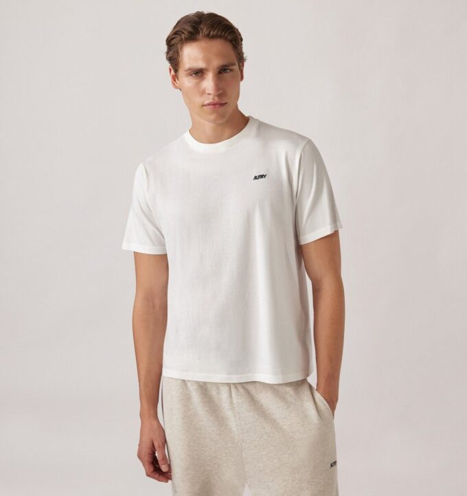 EMBROIDERED AUTRY LOGO TEE MAN