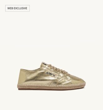 ESPADRILLAS SANDY 골드 캔버스로