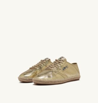 ESPADRILLAS SANDY 골드 캔버스로